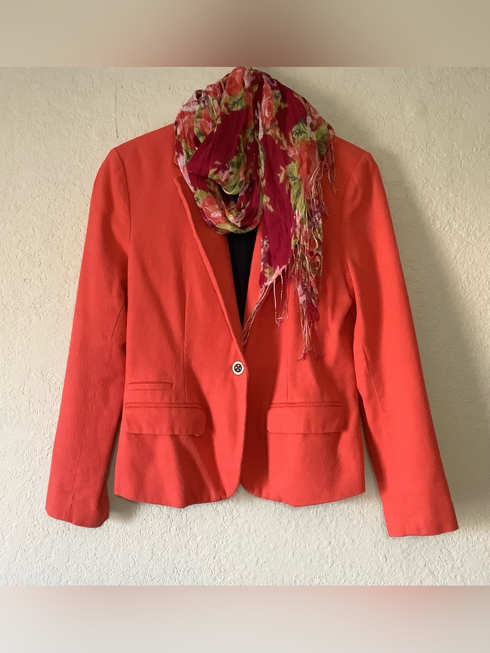 Merona Coral Single-Button Blazer